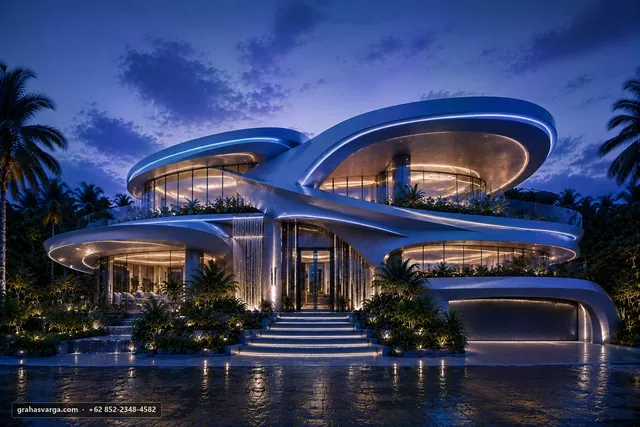 Arsitektur untuk Kabupaten Buru. — pandangan arsitektur 2