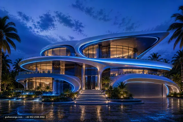 Arsitektur untuk Kabupaten Maluku Tenggara. — pandangan arsitektur 2